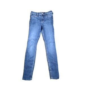 Hollister High Rise Crop Jean-Legging‎ W27 L24 Medium Wash Women's Size 5/26"